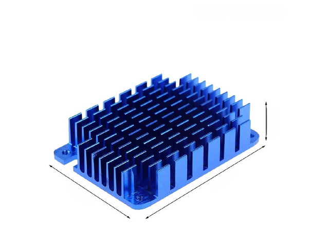 FOR Aluminum Alloy Heatsink For Pi Compute Module 4 CM4 Cooler Heat Sink 55x40x5mm/ 55x40x11mm