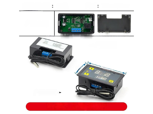 FOR W3230 Probe line 20A Digital Temperature Control LED Display Thermostat With Heat/Cooling Control Instrument 12V 24V AC110-220V