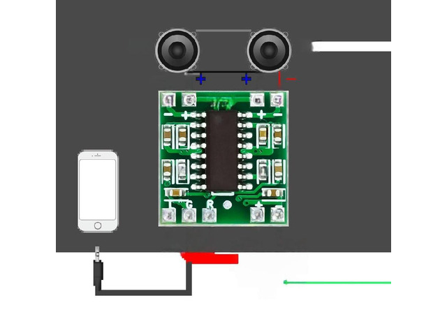 FOR PAM8403 Super mini digital amplifier board 2 * 3W Class D digital amplifier board efficient 2.5 to 5V USB power su