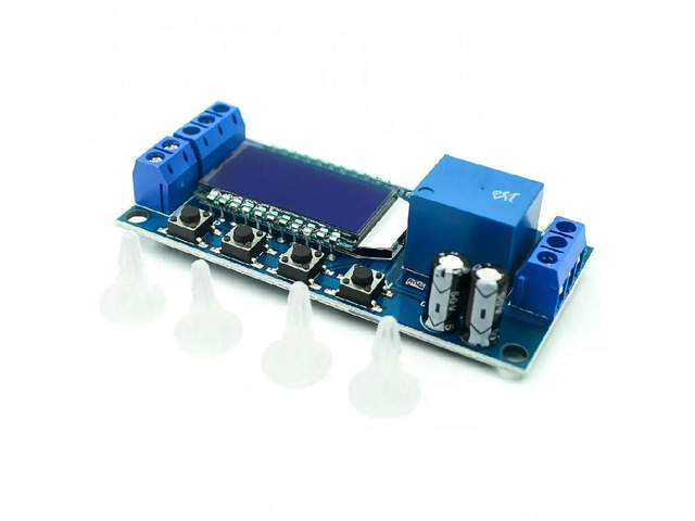 FOR 6-30V Micro USB Digital LCD Display Time Delay Relay Module Control Timer Switch Cycle Module XY-LJ02