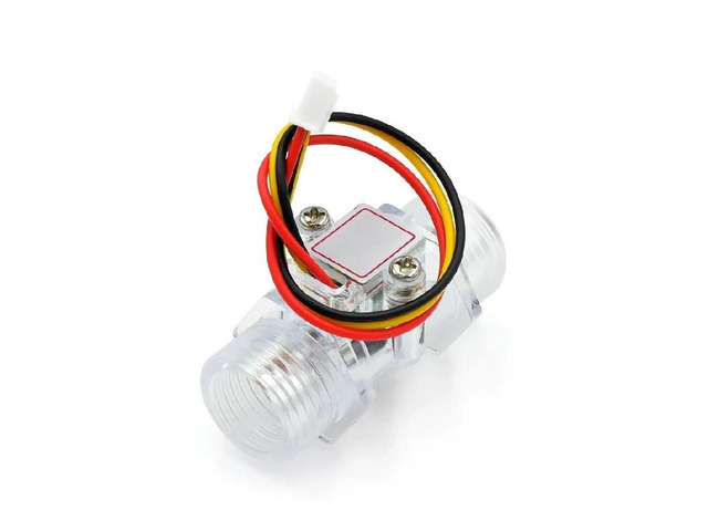 FOR Transparent Black Flow Meter YF-201C Water Flow Sensor Turbine Flow Meter 4 Points Flow Sensor