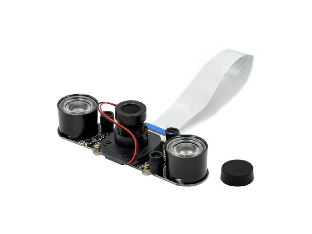 FOR Pi 4 Night Vision Fisheye Camera 5MP OV5647 70/95/160 Degree Focal Adjustable Camera for Pi 3 Model B