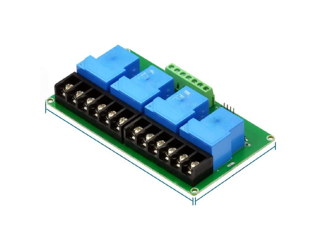 FOR 1 2 4 Channel Relay Module 5V 30A High And Low Level PLC Automatic Control Module Without Guide Rail For Smart Home