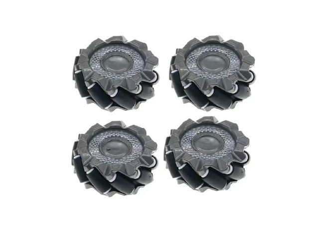 FOR 4Pcs Technical Mecanum Wheels Universal Tires Omnidirectional Wheel Compatible EV3 Robotics DIY Electric Building Blocks Car Toy