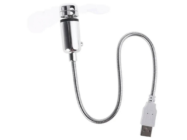 Mini USB Cooling Fan Flexible Neck for PC Laptop