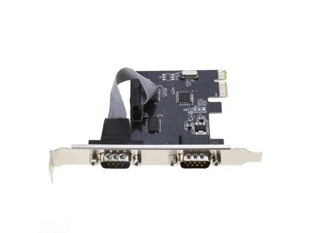PCIe to Dual RS232 Industrial Serial Card
