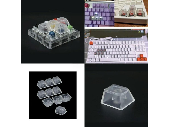10Keys Profile ABS Backlit Keycaps for RGB Keyboard