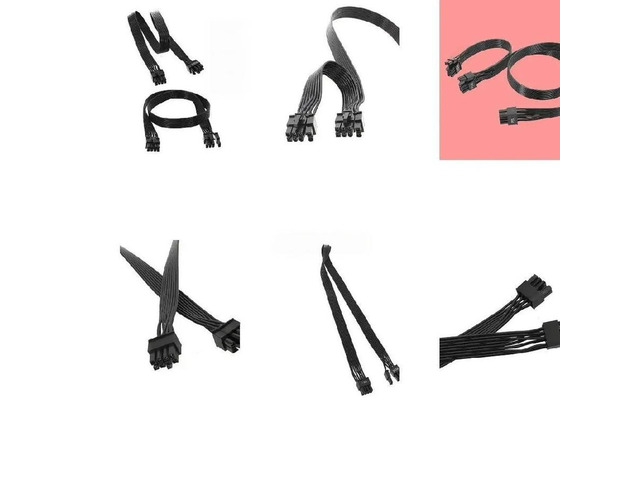 8pin to 6+2pin Splitter 18AWG GPU Power Cable