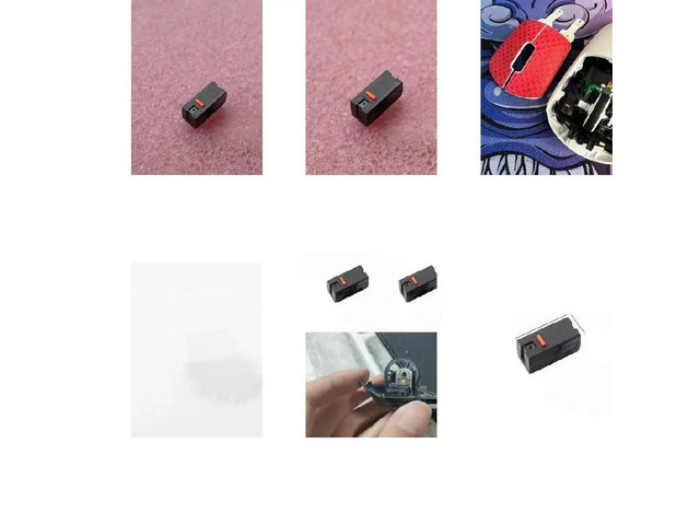 Mouse Micro Switch 60M Clicks Red Dot D2FC-F-K