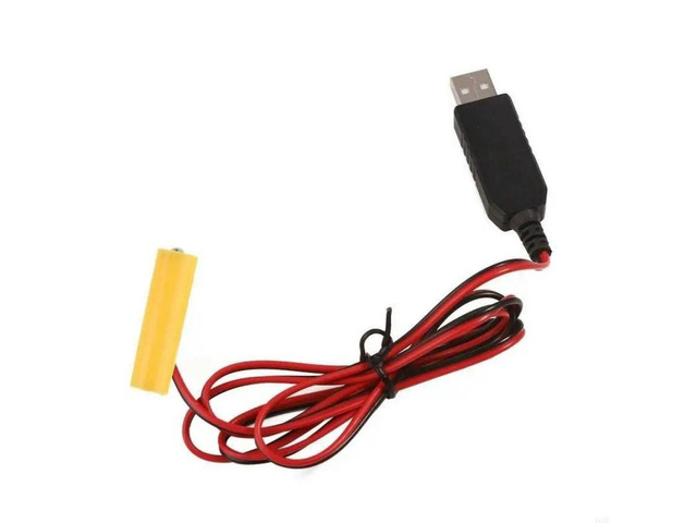 FOR 1pc Power Cable, USB, 5V 2A to 3V, 2x1.5V, LR6 AA, for Electronic, Remote Control