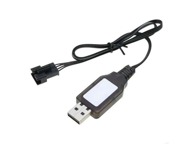 FOR Portable 7.4V SM4P Reverse Plug for DE36W DE65 HM202 EC08 EC16 Repair USB Charging Cord Wire