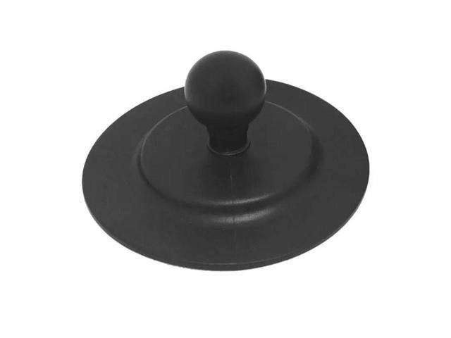 FOR 1pc Aluminum Base Rubber Motorcycle Bike Mount Black Fork Stem Base with Ball for Head for Ball Mount Adapter
