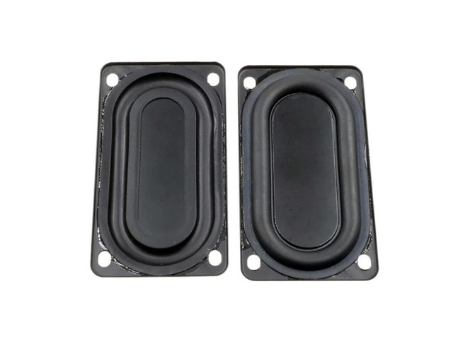 FOR 2pcs/set Rubber Membrane 5090 Passive Bass Resonance Plate Diaphragm with Mounting Holes for Speakers