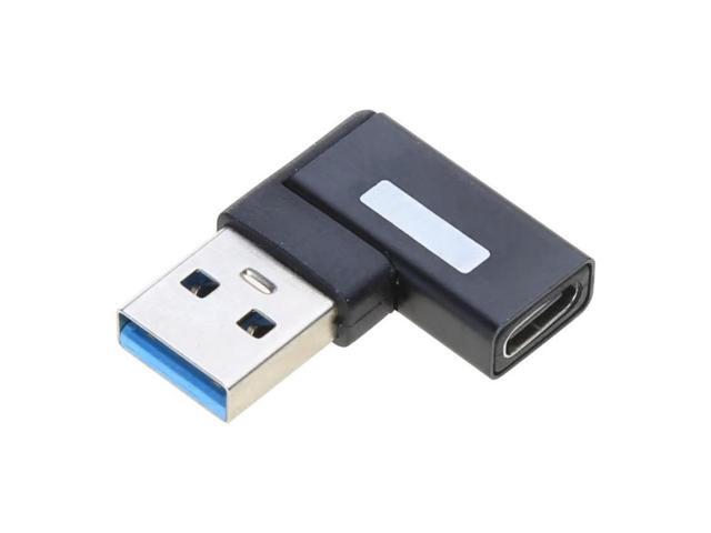 FOR USB Male to Type C Female 90 Degree Extension Adapter USB C Upward Downward Connector 10Gbps for Laptop