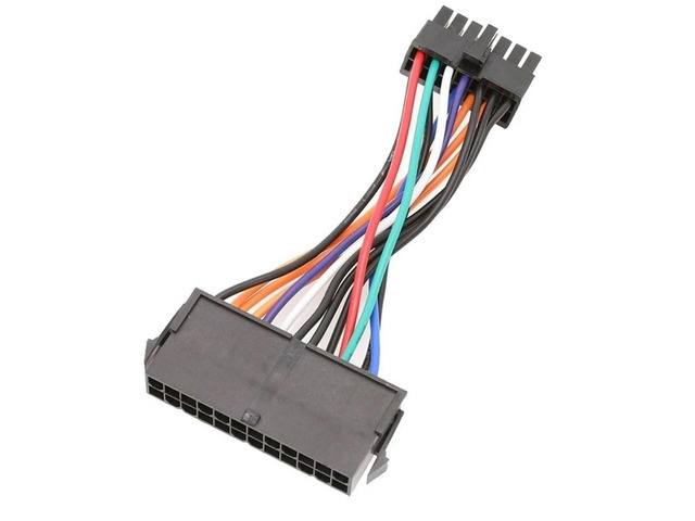 FOR 10CM 24 To 14 PSU Power Supply Cord ATX Adapter Cable FOR Laptop Power Adapter