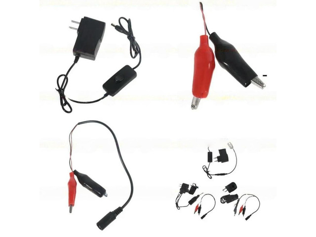 FOR AA LR6 AAA LR03 C LR20 D Size 1.5V 1A Power Supply Adapter with Switch Can Replace 1x 1.5V