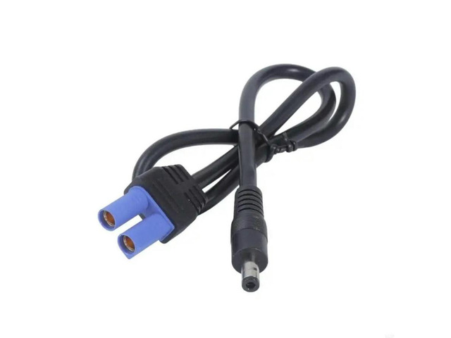 FOR Automotive EC5 Female Convert to DC5525 Male Transfer Cable Slip Resistant Housing 15A Current 50cm Emergency Use