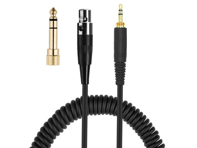 FOR Spring Headph Cable for AKG K240 K702 Q701 K271 K267 K712 Headset Replacement Wire 6.35 3.5mm Male to Mini XL