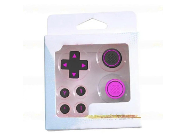 FOR Sticker Skin Thumb Grip Caps D-pad Button Stickers for NS2