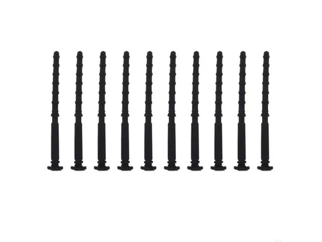 FOR 10Pcs 25mm Dampening Rubber Nails Computer Case Fan Screws Shockproof
