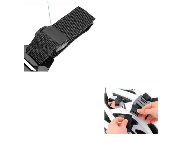 FOR Helmet Mount Straps for Cameras Adjustable Length Fit Vented Helmets for Cycling Skiing Skydiving
