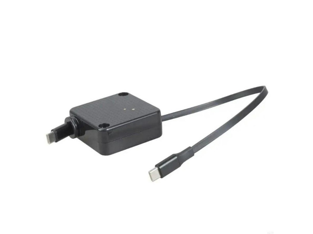 FOR 110cm PD100W 480mbps USB C Male to Male Fast Charging Data Cable Stretchable Type-C Cable Charging and Data Sync Cord