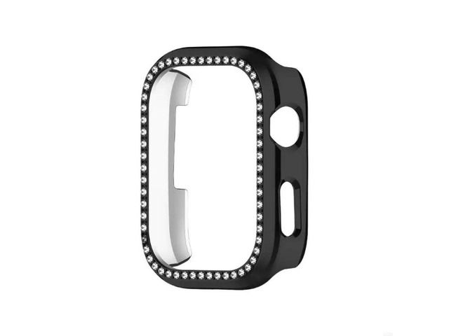 FOR h Resist Watch Protective Case For Dedicated Smartwatch Hollowed Design Single Row Rhinestoned Decoration