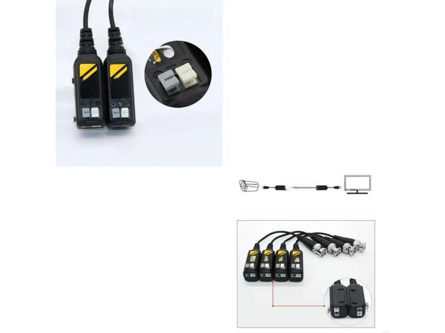 FOR Plugs and Play Twisted Pair Video Transmitters For AHDs CVIs TVIs Security Systems