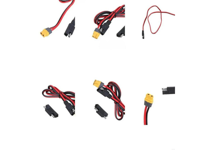 FOR SAE to XT60 Female Extension Cable 14AWG XT60 to SAE Cable for and Solar Generator