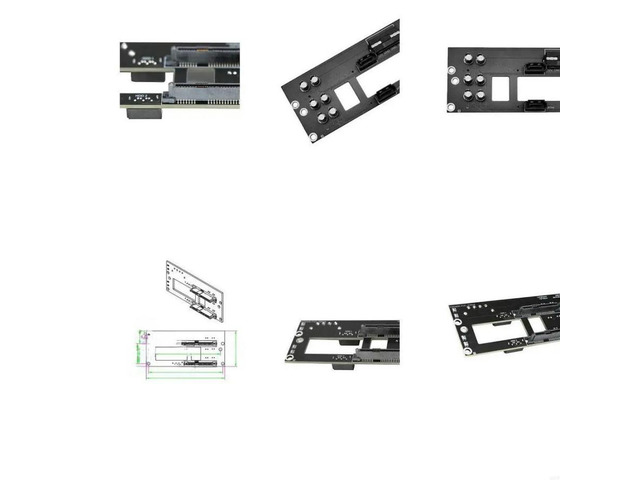 FOR Two Slot Holder Enclosure Supporting 6Gbps Transfer Speed Chassis Adapter Plate Large Power Supply Storage Server