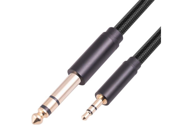 3.5mm to 6.35mm AUX Adapter Cable 1m