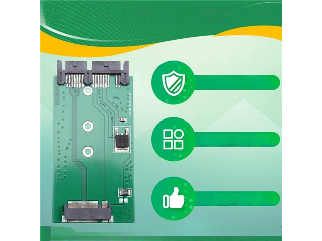 Mini PCIE to 2CH SSD Adapter Card