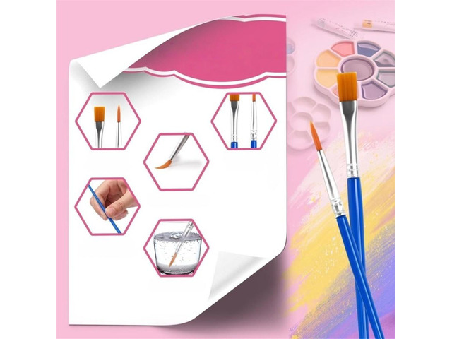 50Pcs Bulk Small Paint Brushes