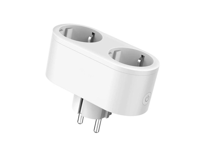 16A EU Smart WiFi Dual Outlet Socket