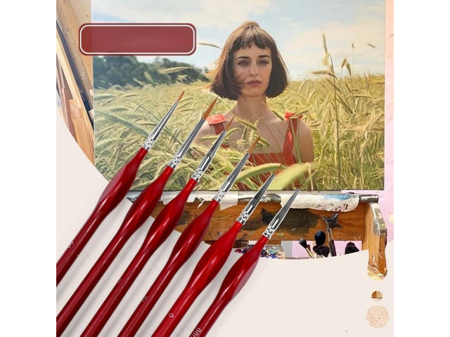 Fine Detail Paint Brush Set for Acrylic
