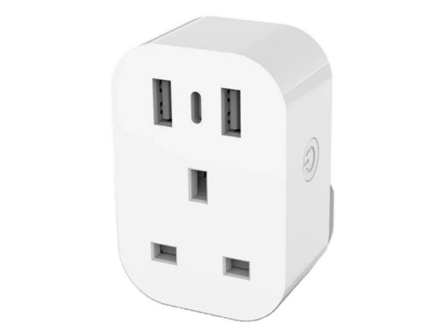 UK WiFi Smart Plug with USB Type-C