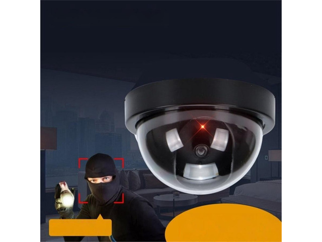 Dummy Surveillance Dome Camera with LED