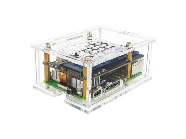 Pi 5 Acrylic Case with M.2 Adapter
