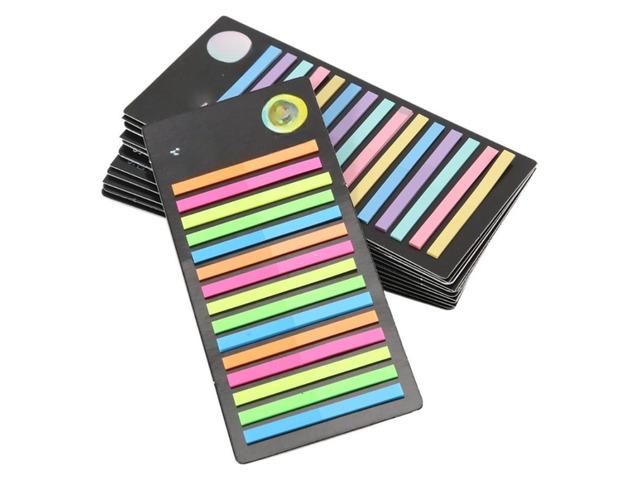 Transparent Rainbow Sticky Memo Pad