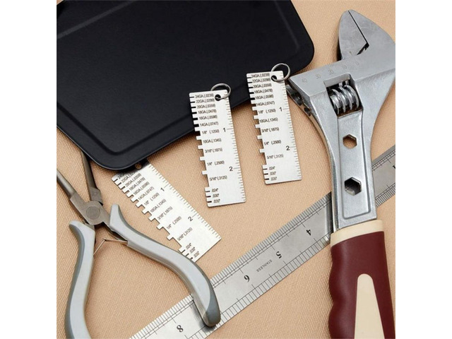 3Pack Stainless Steel Wire Thickness Gauge