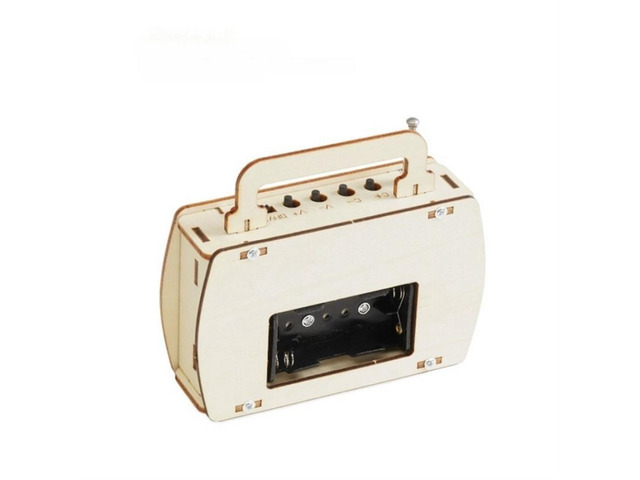 DIY Wooden Radio Science Project Kit