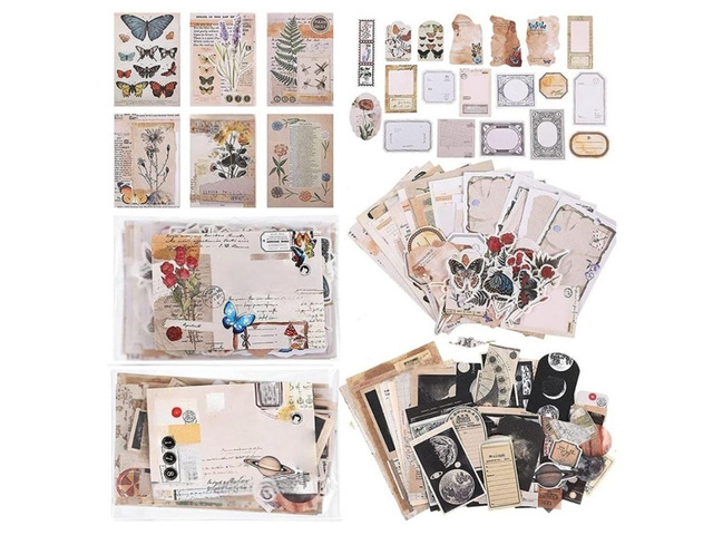 400Pcs Vintage Scrapbook Stickers