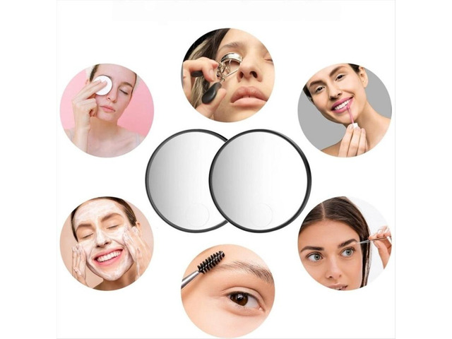 Magnifying Mirror with Tweezers Travel Kit