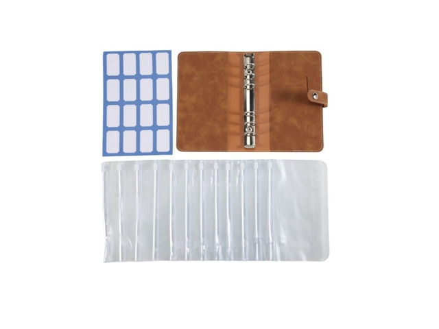 Brown Budget Binder for Cash Vouchers