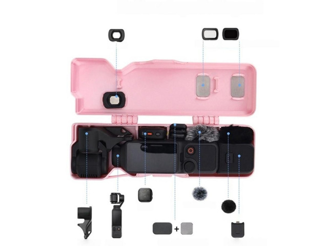 Dustproof Storage Case for 4 Camera