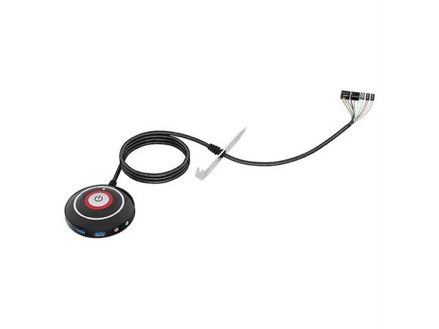 Desktop PC Switch Button with USB Audio