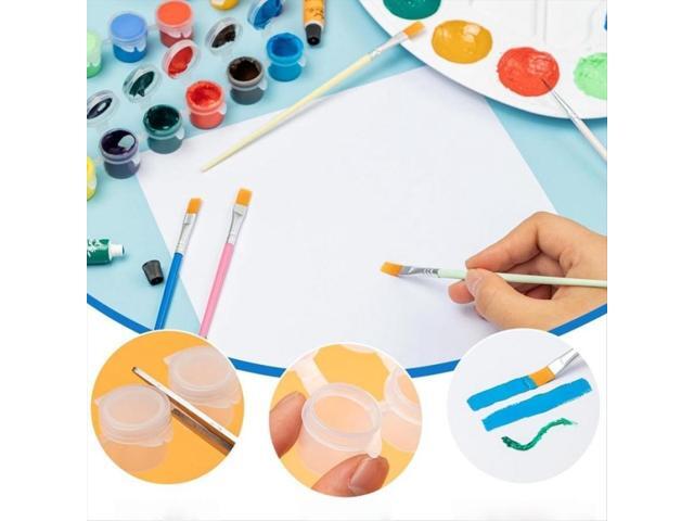 150Pcs Paint Pots + 50Pcs Brushes