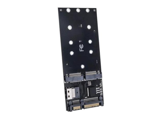 M.2 SATA+NVME to SFF-8654 Adapter