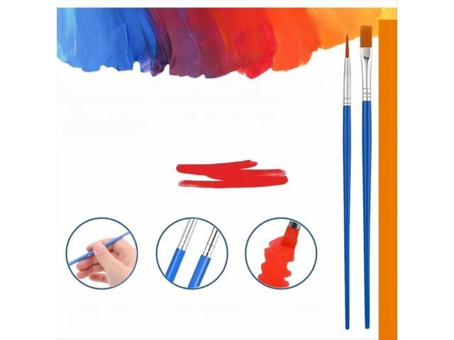 30Pcs Small Paint Brushes + 10 Palettes