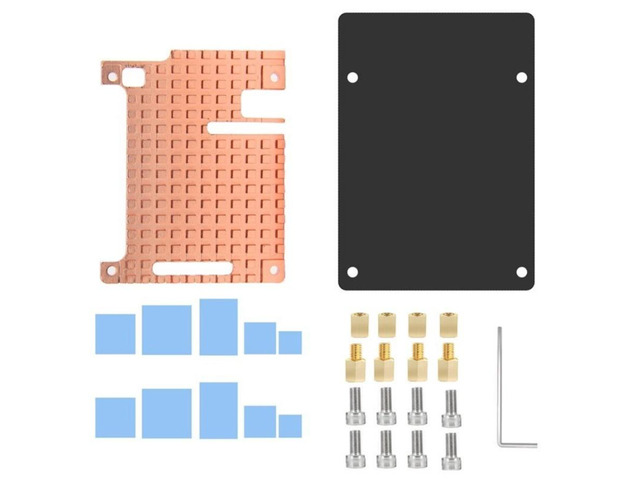 4mm Copper Heatsink for Pi 4 Base Plate